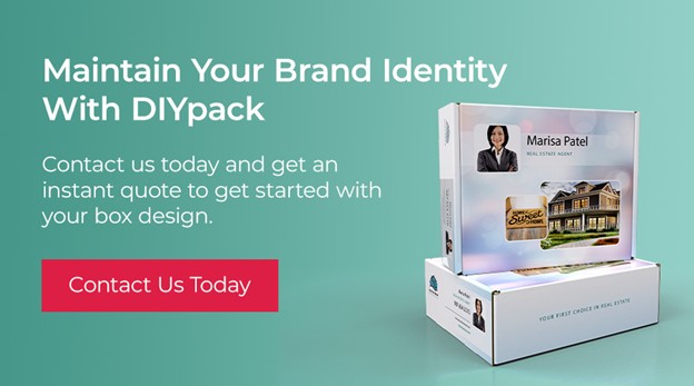 Stack of branded corrugated boxes that are instantly recognizable
