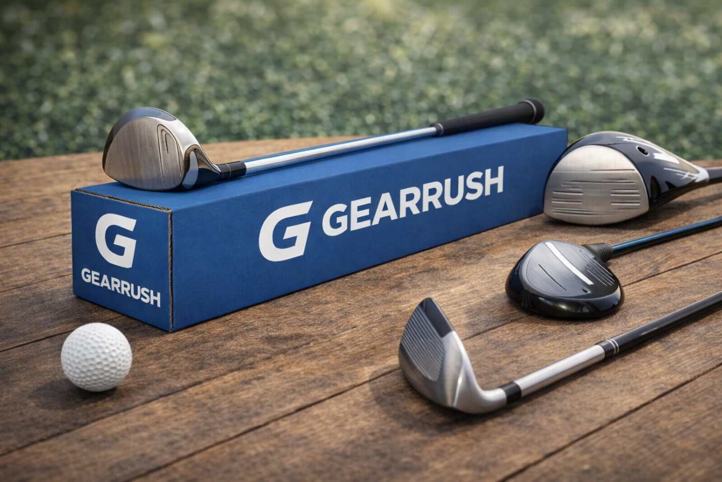 Custom square tube box for sports equipment company shipping golf clubs