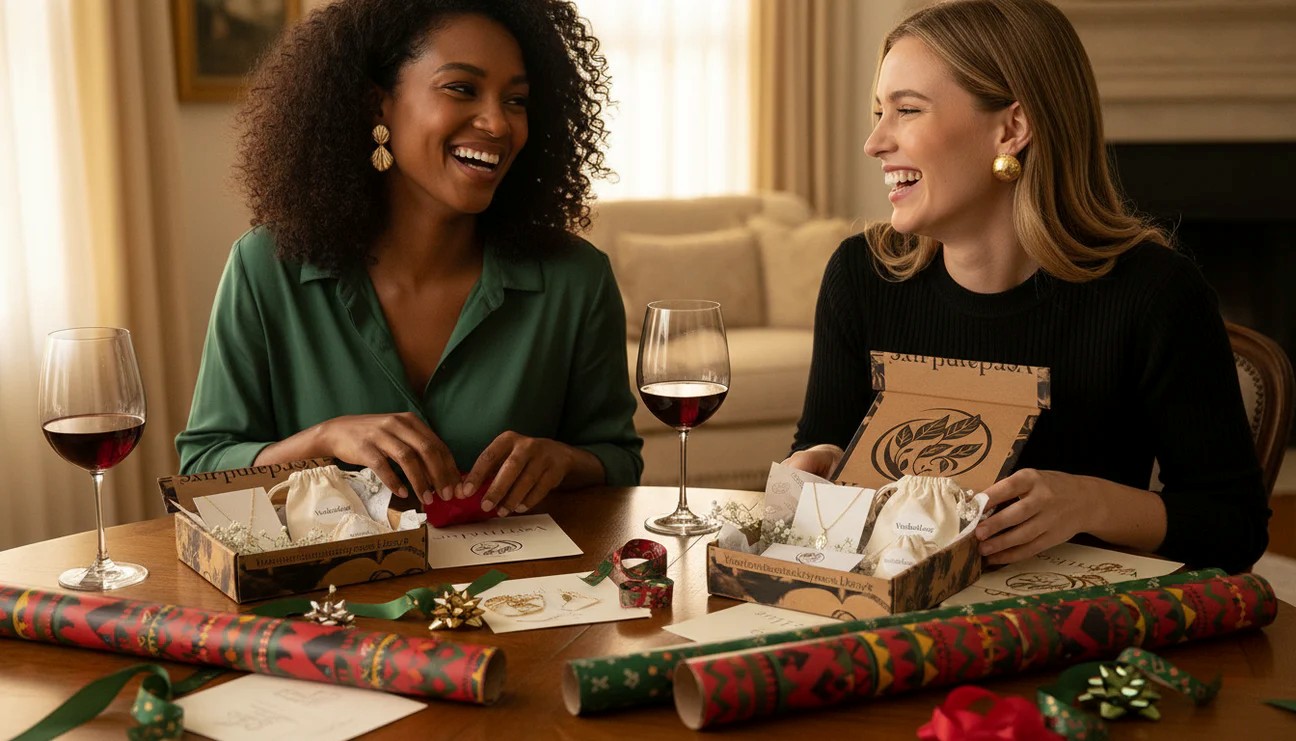 Custom corrugated mailer box designed by VerdantLuxe  and printed by DIYpack.