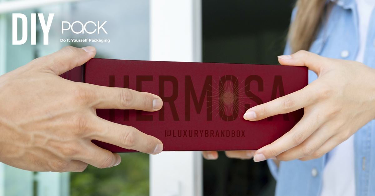 Luxury branded product box printed by DIYpack