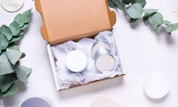 Mycelium-based biodegradable protective inserts for beauty packaging