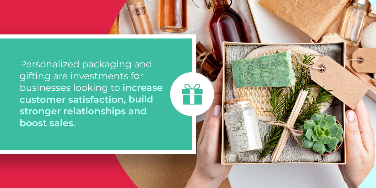 Personalized packaging and gifting investments