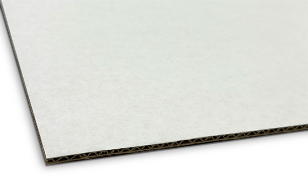 Standard white corrugated board