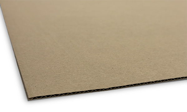 Kraft brown corrugated board