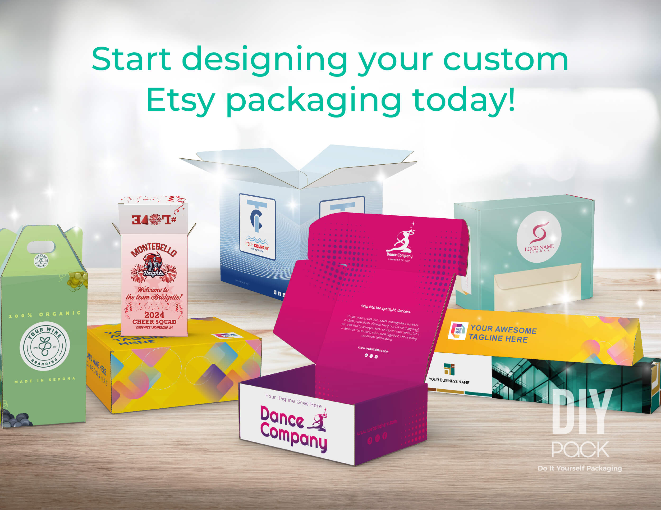 examples of Custom Etsy Packaging